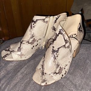 Snake skin boots